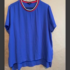 George Short Sleeve Drop Tail Shirt, Women's Size XL